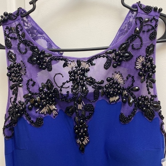 Camille la vie woman’s size 10 open back maxi elegant formal prom dress - Picture 4 of 11